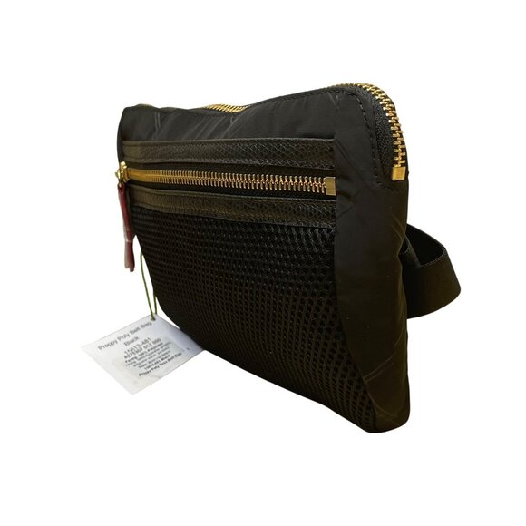 Vera Bradley Women’s Black Polyester Mesh Adjustable Strap Preppy Tess Belt Bag main image 6